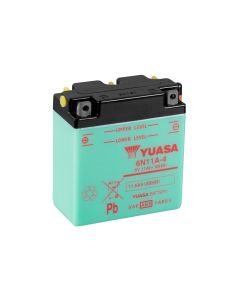 Yuasa 6N11A-4 (utan syra) 6V Batteri til Motorcykel