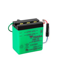 Yuasa 6N6-1D (DC) 6V Batteri til Motorcykel