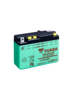 GS Yuasa 6N12A-2D(DC) 6V Conventional Startbatteri till motorcykel