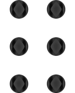 Kabel samler til 2 kabler 6er sæt, sort