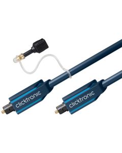 Clicktronic Casual Opto-kabelset - 15 m - inkl. 3,5 mm adapter