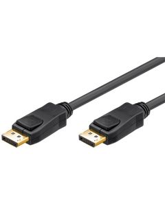 DisplayPort-kabel 1,2 svart 2 m - DisplayPort hane > DisplayPort hane - blisterförpackning