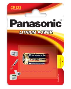 Panasonic - CR-123A/DL-123A/EL- 123AP/K-123A/CR-17345 - fotobatteri