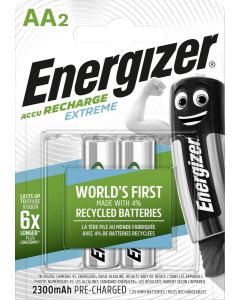 Energizer Recharge Extreme AA 2300 mAh Batterier (2 st.)