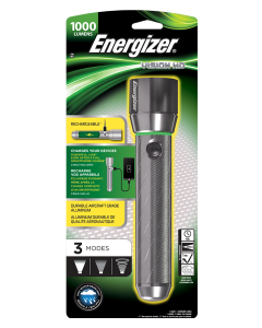Energizer LED Vision HD Metal Uppladdningsbar USB-ficklampa - 1000 lumen