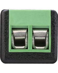 Terminal Block 2-pin til DC han 5,5x2,10mm - 1 stk.