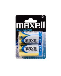 Maxell Long life Alkaline D/LR20-batterier - 2 st.
