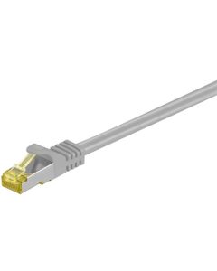 RJ45 patchkabel S/FTP (PiMF), med CAT 7 kabel, grå, 30 m