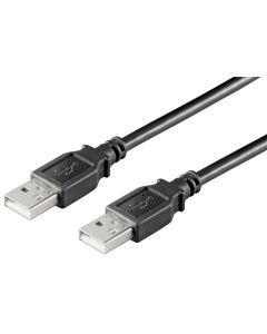 USB 2,0 Hi-Speed-kabel, svart, 5 m