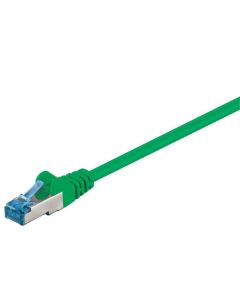 CAT 6a patchkabel S/FTP (PiMF), grön, 10 m