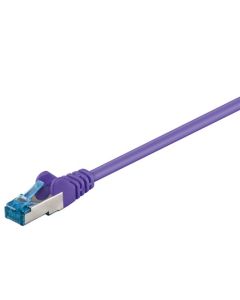 CAT 6a patchkabel S/FTP (PiMF), violett, 10 m