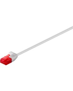 CAT 6 Tunn patchkabel U/UTP, grå, 3 m