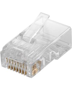 RJ45 stik, CAT 6 UTP u. skærm