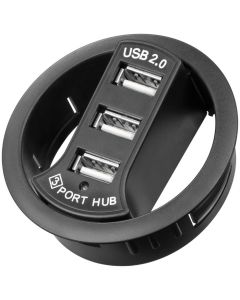 3 port USB 2,0 Hi Speed In-Desk HUB