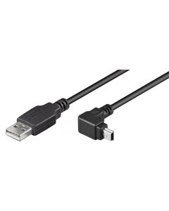 USB till USB Mini 90° kabel 1,8 m