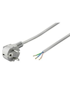 Strömkabel 1,5 m, grå
