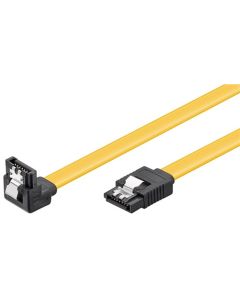 HDD S-ATA kabel Clip, gul, 0,5 m,