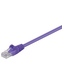 CAT 5e patchkabel, U/UTP, violett, 15 m