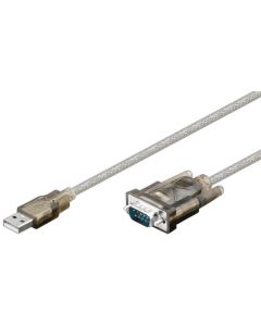 USB seriell RS232-konverterare, 1,5 m,