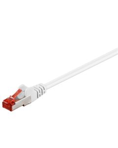 CAT 6 patchkabel S/FTP (PiMF), vit, 10 m