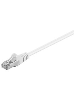 CAT 5e patchkabel, F/UTP, vit, 1,5 m