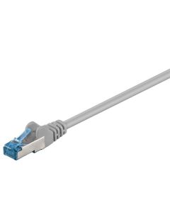 CAT 6a patchkabel S/FTP (PiMF), grå, 1,5 m