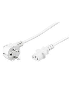 Sladd, vinklad, 2,5 m, vit