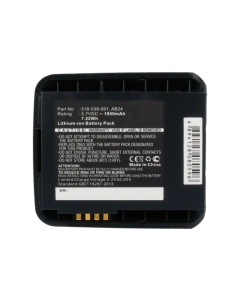 Batteri till bl.a. Intermec CN50 streckkodsläsare (kompatibelt) 1950 mAh