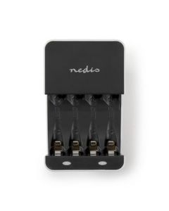 Nedis NiMH-batteriladdare AA/AAA