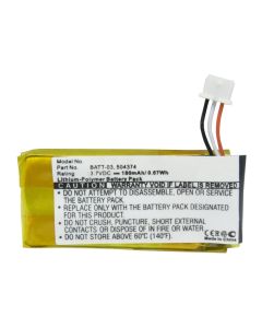 Batteri till bl.a. Sennheiser DW Office (kompatibelt)