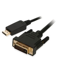 2-Power Displayport till Mini Displayport 2 m