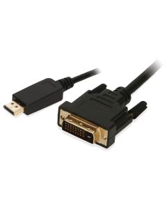 2-Power HDMI till DVI-kabel - 2 m