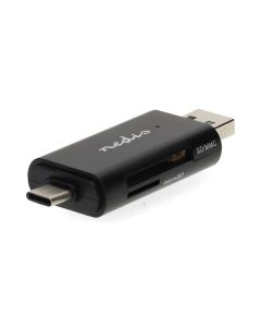 USB-C/USB-A 2.0 dubbel kortläsare (SD/SDHC/SDXC)