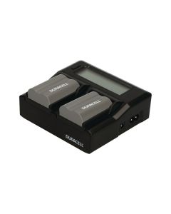 Duracell Batteriladdare för Canon BP-511 med 2 Laddningskanaler.
