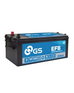 GS EFB629 Super Heavy Duty  Lastbilbatteri - 12V 185Ah 1230CCA