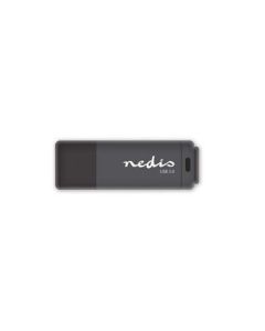 Nedis USB 3.0-flashminne, 32 GB, Läser 80 Mbps/Skriver 9 Mbps, Svart