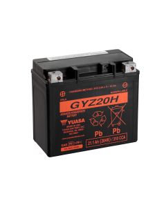 Yuasa GYZ20H 12V AGM Batteri til Motorcykel