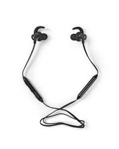 Nedis Sporthörlurar- Bluetooth, In-Ear, Flexibel Kabel, Svart