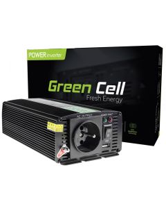 Green Cell Inverter för bil 24V til 230V, 500W/1000W Modifierad sinus