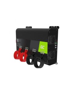 Green Cell Pro Inverter för bil 12V til 230V 2000W/4000W Ren sinus