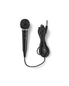 Nedis Allround Kabelbunden Karaoke-mikrofon, -75 dB +/-3 dB känslighet 80 Hz - 12 kHz, 50 m
