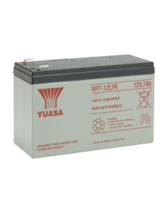 NP7-12LFR Yuasa Blybatteri (flamskyddad box)