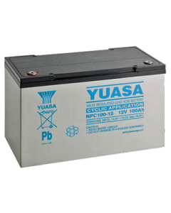 NPC100-12 Yuasa Cyklisk Blybatteri