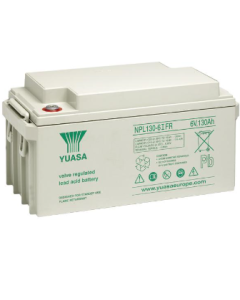 NPL130-6FR Yuasa Long Life Blybatteri (flamskyddad box)