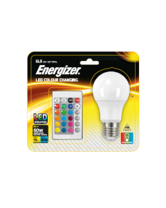 Energizer RGB LED-glödlampa 806LM E27 10W med fjärrkontroll
