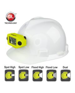Nightstick XPP-5460GCX ATEX-hjälmlampa med Dual-Light (200 lumen) LED