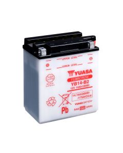 Yuasa YB14-B2 12V Batteri till Motorcykel