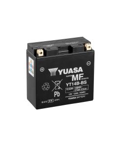 Yuasa YT14B-BS 12V AGM Batteri til Motorcykel