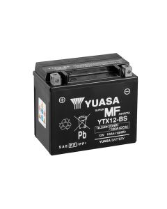 Yuasa YTX12-BS 12V AGM Batteri till motorcykel