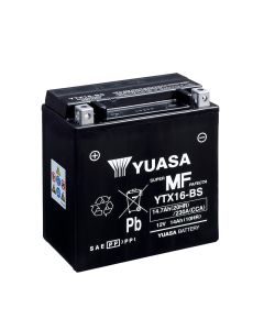 Yuasa YTX16-BS 12V AGM Batteri till motorcykel